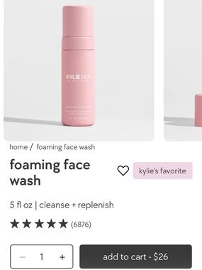 Kylie Cosmetics Foaming Cleanser Face Wash
